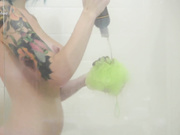 CortanaBlue - Premium Video - Shower Dildo Fuck